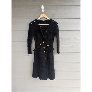 Boston Proper wool blend chunky knit cardigan